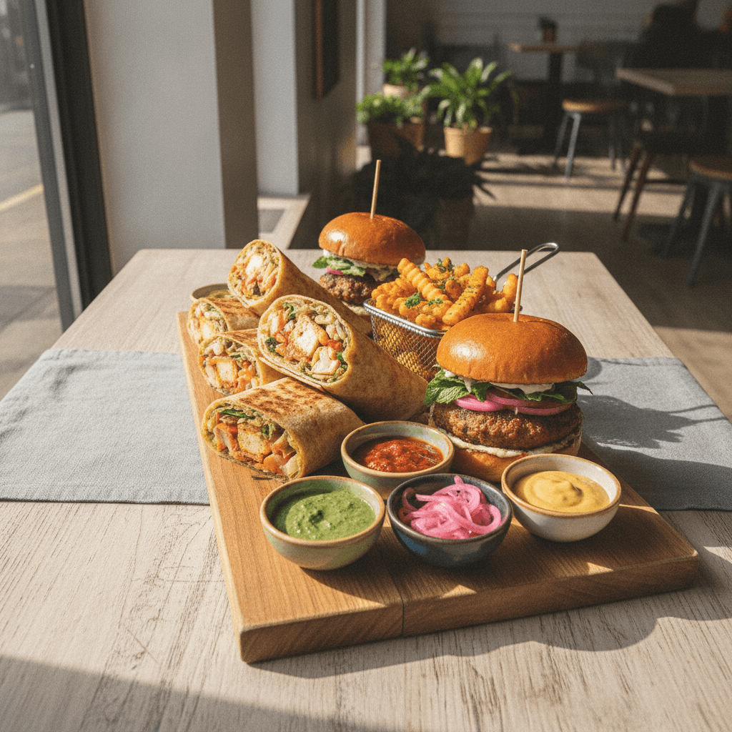 Indian Fusion Wraps & Burgers: Find the Best Picks in 2026