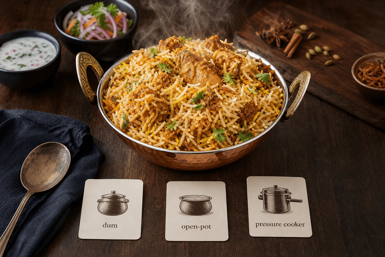 Biryani Methods Compared: Dum, Open-Pot, or Pressure?
