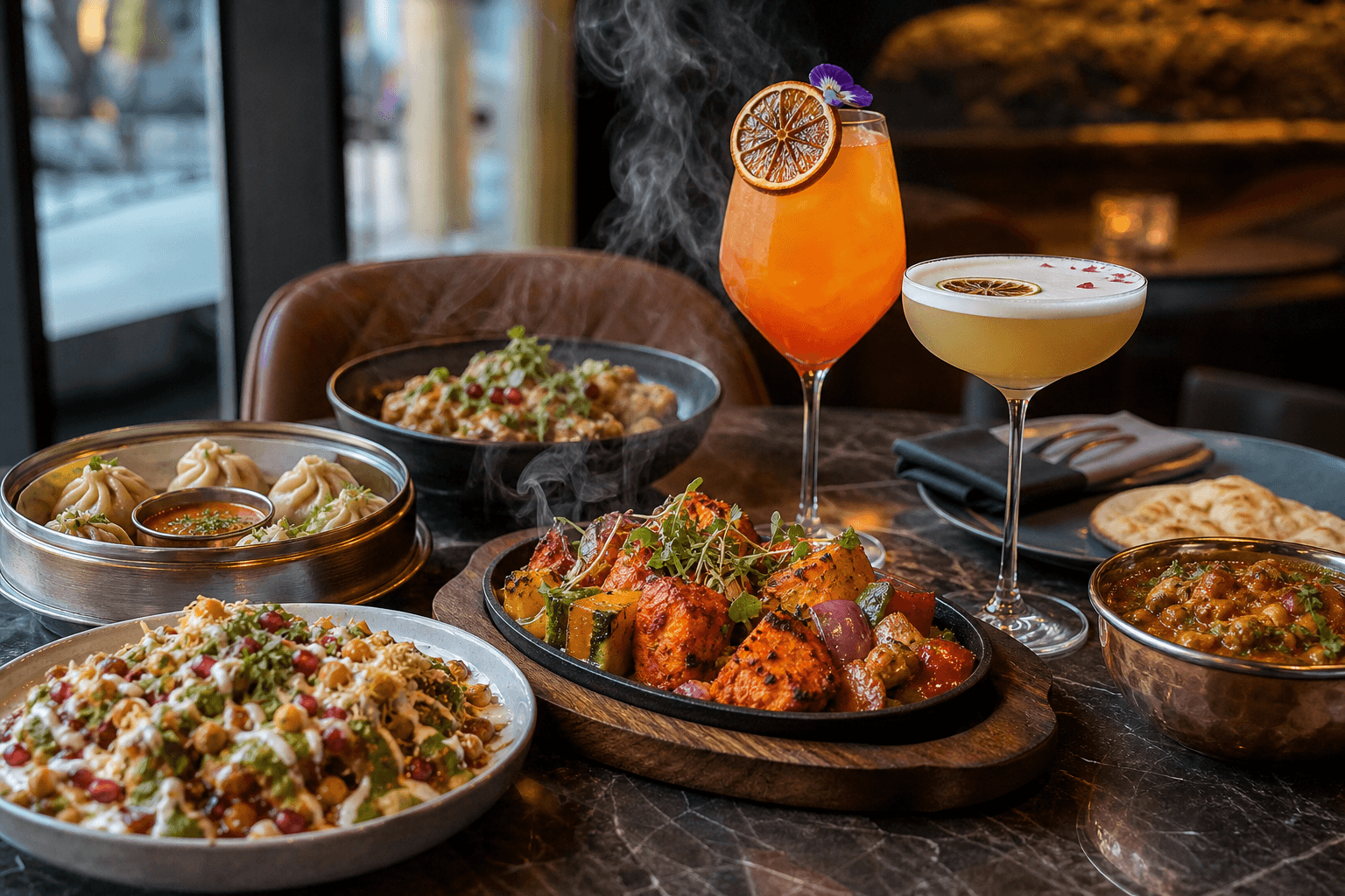 Hamilton Happy Hour Cocktail Pairings: What to Order with Indian Fusion Food
