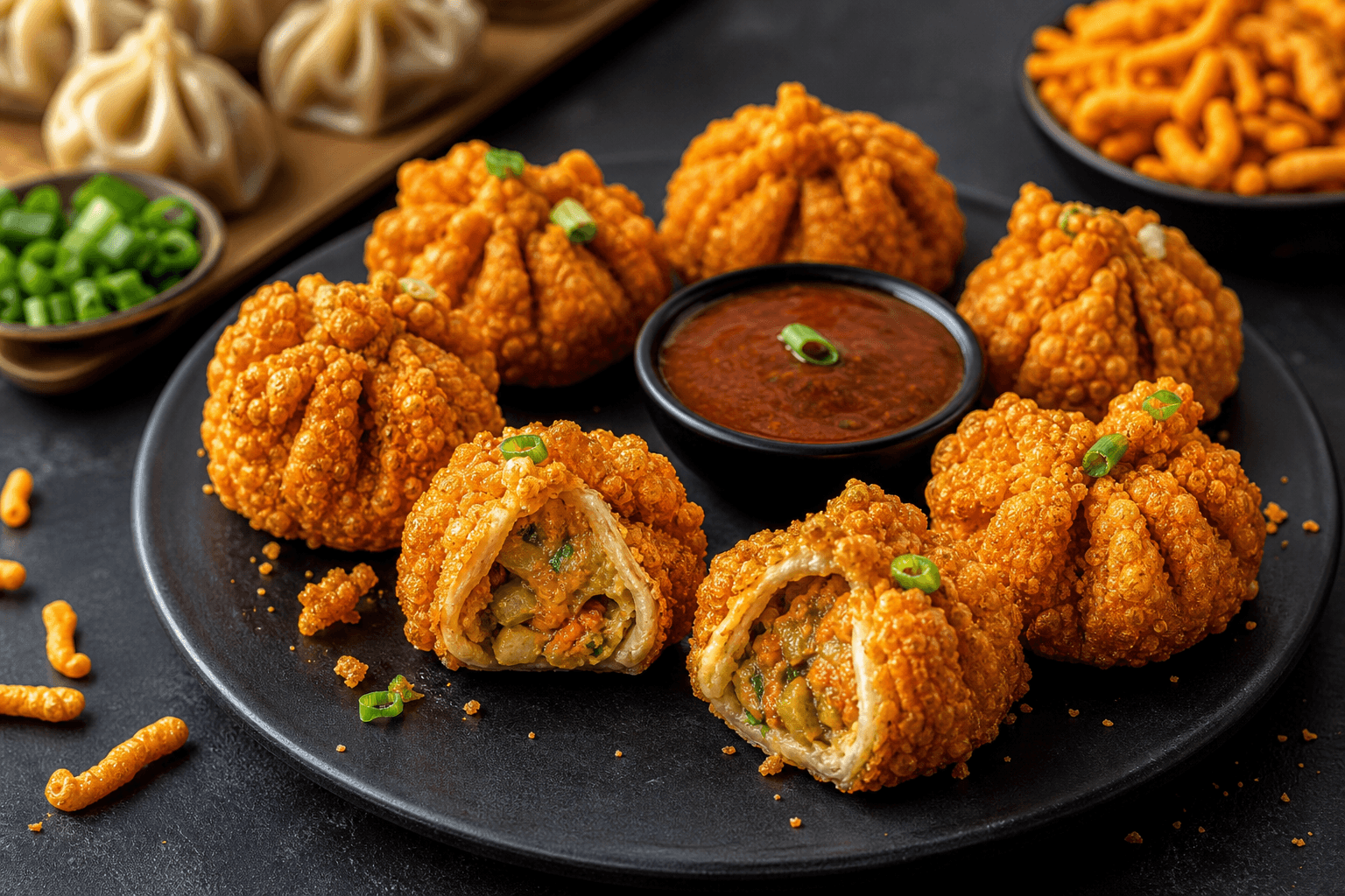 Kurkure momo recipe ideas with seven crunchy variations